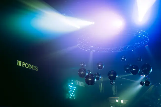 Lasers over the III Points stage in 2025