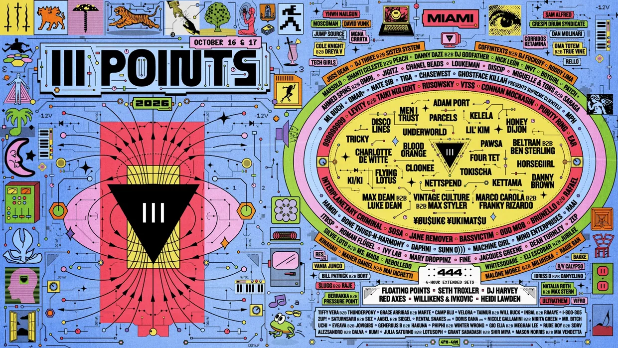 III Points 2026 full lineup