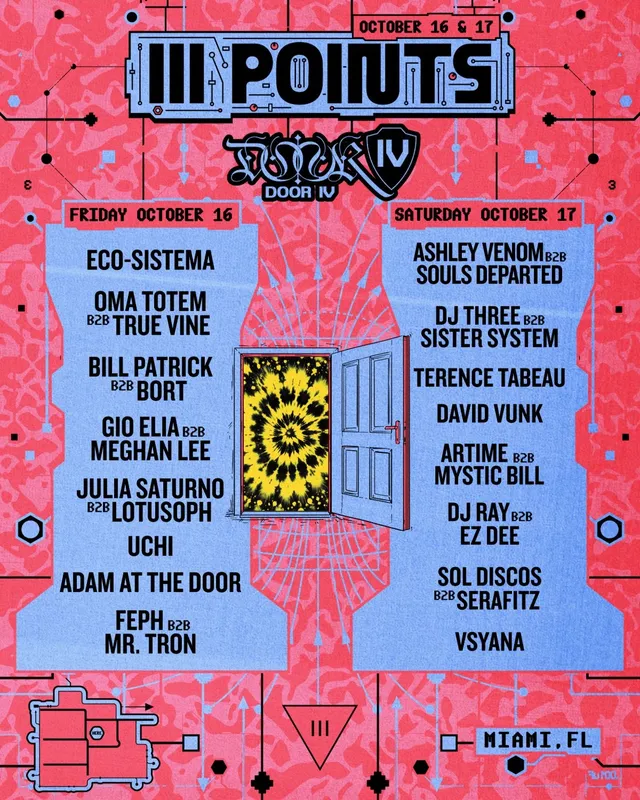 Door IV stage lineup poster