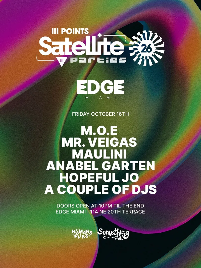 EDGE MIAMI Satellite 26 lineup artwork