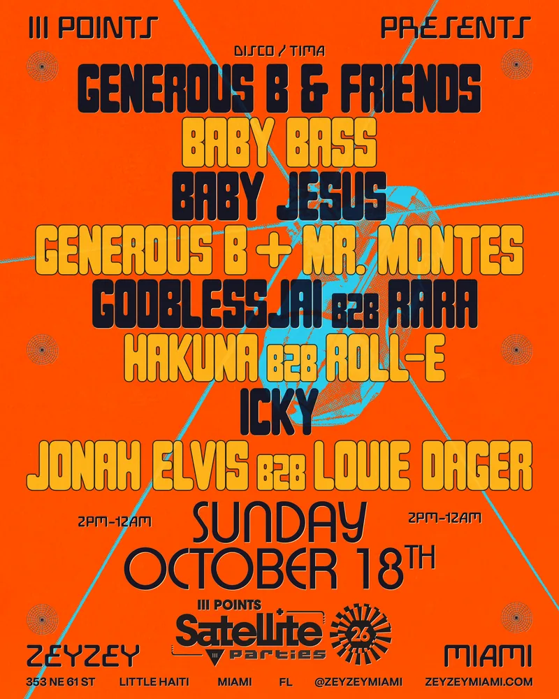 ZeyZey Satellite 26 lineup artwork, 2 of 2