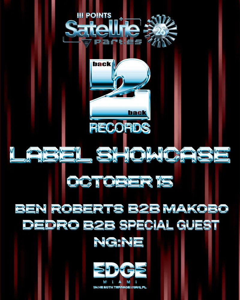 EDGE MIAMI Satellite 26 lineup artwork