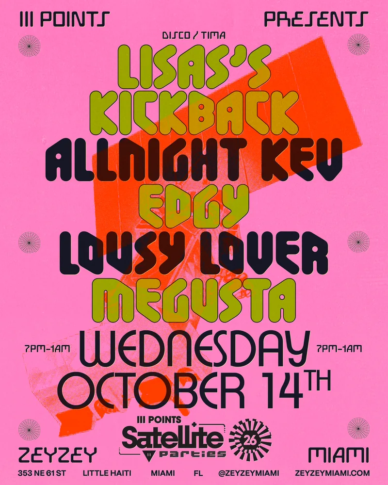 ZeyZey Satellite 26 lineup artwork, 2 of 2